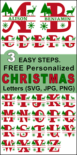 Download Christmas Clip Art Alphabet Letters Free Personalize Online Designs Patterns Monograms Stencils Diy Projects