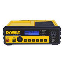 Reading the information that the switches and gauges are telling you once it's hooked up to a battery is generally the same no matter what kind of charger you have. Dewalt 30 Amp Multi Bank Portable Car Battery Charger With 80 Amp Engine Start Dxaec80 The Home Depot