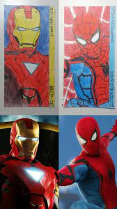 Subscribe, like and share this video and please check out more of our easy drawing tutorials so you can learn how to get better at drawing. Drawings Of Iron Man Mark Vi And Spider Man Homecoming I Made In Quarantine I Call These Quarantine Cards Marvelstudios