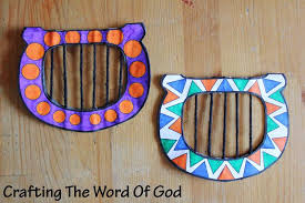 Today we did a craft and game about david and goliath. David Crafting The Word Of God