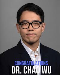 Congratulations to Dr. Chao Wu,