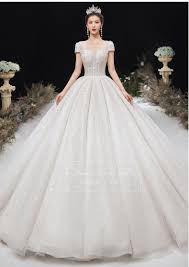 Custom Dresses New Year Wedding Dress Sweet Korean Super Fairy Small Chest Dress Wedding Dress Palace White Heavy Industry From Custom Bridal Gowns In 2020 Ball Gown Wedding Dress Korean Wedding