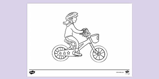 Free kids riding bikes download free clip art. Free Child Riding Bike Colouring Sheet Colouring Colouring Sheets
