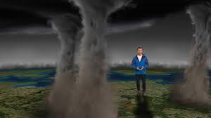A tornado is a violently rotating column of air that is in contact with both the surface of the earth and a cumulonimbus cloud or, in rare cases, the base of a cumulus cloud. Donald Wettert Tornados Morgenmagazin