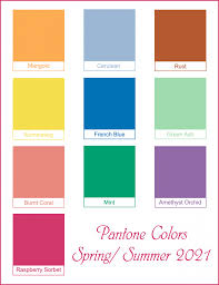 Pantone fashion color trend report autumn/winter 2021/2022 for new york the forecasted tones for spring/summer 2022 celebrate nature, vitality and olive oil | coloro: The Uplifting Pantone Color Trends For Spring Summer 2021 Style By Jamie Lea