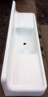 Our buying guide will help you find the right sink for your needs and will inspire you with cast iron kitchen sink design ideas and pictures. Antique Cast Iron Farmhouse Vintage Kitchen Sink Double Drain Board 1925 Rare Vintage Kitchen Sink Farmhouse Sink Kitchen Vintage Sink