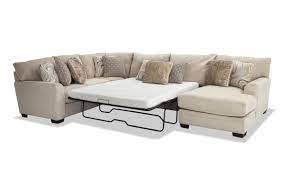 Check spelling or type a new query. Luxe Cream 4 Piece Left Arm Facing Bob O Pedic Gel Queen Sleeper Sectional With Chaise Bob S Discount Furniture