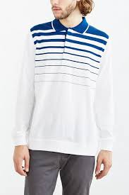New Stussy Gradient Rugby White Long Sleeve Tee T Shirt Men S Size Medium Ebay Long Sleeve Tshirt Men White Long Sleeve Tee Mens Shirts