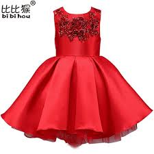 Fair Price Girls Dress Baby Girl Princess Dress Child Red Purple Embroidery Flower Tutu Dress Kids Pageant Par Girl Outfits Gowns For Girls Baby Tutu Dresses
