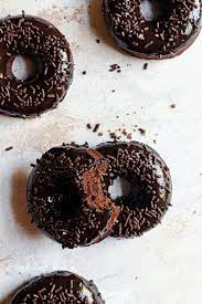 Chocolate Baked Donuts Easy And Fast Baked Choclate Donuts Recipe Chocolate Donuts Baked Homemade Doughnuts Chocolate Donuts