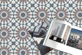 Sol pvc imitation carreaux de ciment. Sol Vinyle Imitation Carreau De Ciment Retro Et Moderne