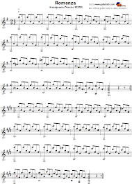 Spanish Romance Fingerstyle Guitar Sheet Music Guitar Sheet Music Guitar Sheet Classical Guitar Sheet Music