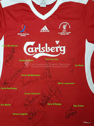 Browse our signed liverpool fc memorabilia including mounted player's autographs, hand signed liverpool shirts, boots and other merchandise including champions league shirts. The Liverpool Shirts Museum Livshirtsmuseum Twitter