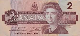 2 canadian bank note valued at 15 000