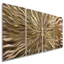 Decorative wall turkish middle eastern copper and black plate. Statements2000 3d Metal Wall Art Panel Modern Abstract Copper Painting Jon Allen Ebay