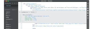 Con Las Herramientas Visuales Enfocados Y Apoyo Preprocesador Soportes Es Un Moderno Editor De Texto Que Hace Que Editor De Texto Codificacion Desarrollo Web