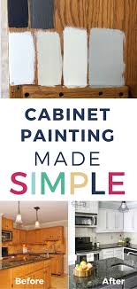 Learn To Paint Kitchen Cabinets For Long Lasting Results Painting Kitchen Cabinets Kitchen Paint Update Kitchen Cabinets