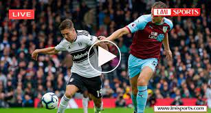 We provide you with the latest breaking news straight from the uk & all around the world on different categories. Burnley Vs Fulham English Premier League Burnley Sporting Live