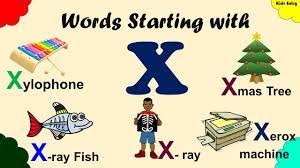 Every letter of the alphabet has a word beginning with the letter and an image of the word. Words That Start With X