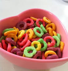 We used fruit loops, but this activity would work just as good with colorful skittles, m&m, bingo markers, or other math manipulatives. Fruit Loops Homemade Cereal Keto Cereal Cereal Recipes