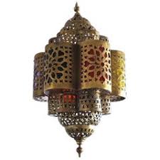 This moroccan ceiling light fixture chandelier is made of high quality brass with antique gold finish. Moroccan Chandeliers And Pendants 139 For Sale At 1stdibs