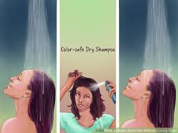 It wears off after a short while and doesn't cause pigment change to your natural hair. Washing Hair After Coloring Red