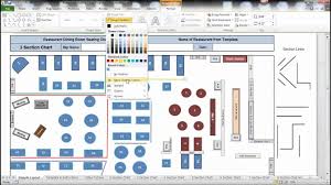 Restaurant Seating Chart Template Excel Www