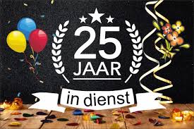 25 Jaar In Dienst 123spandoek Nl