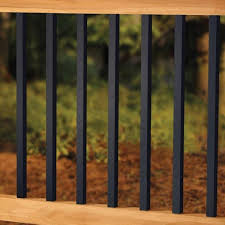 Stairs with banisters aren't ideal to wall mount a baby gate. Square Deck Balusters Deck Expressions