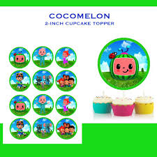 2) custom cupcake toppers that can be personalized. Cocomelon Number Cupcake Design Novocom Top