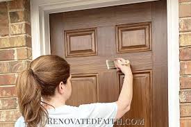 Learn more about painting doors in this home improvement article. How To Paint A Door To Look Like Wood 7 Shade Options Video Guide