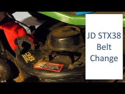 Maybe you would like to learn more about one of these? Jd Stx38 Belt Change Youtube