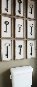 Subscribe to homedit on youtube to keep up with all of our videos and shows. A Collection Of Framed Vintage Keys Decorate The Back Wall Of The Powder Room Living Room Blinds Room Diy Diy Room Decor