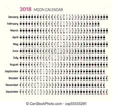 2018 flat lunar calendar