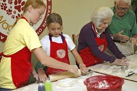Girl Scouts and seniors bake pet treats for SPCA (photo gallery)