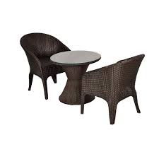 Some sets come with plush swivel chairs for the head and foot of the table. Plastic Mild Steel Eiffel Outdoor Patio Furniture 2 Chairs And Table Set Rs 19499 Set Id 22116213212