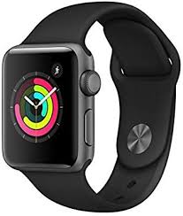 Amazon Com Apple Watch Series 3 Gps 38mm Space Gray Aluminium Case With Black Sport Band Buy Apple Watch New Apple Watch Apple Watch