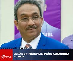 El senador Franklin Peña, anunció este...