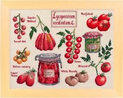 Diagramme Gratuit Dmc Les Tomates Sous Toutes Ses Formes Diagramme Point De Croix Fruits Et Legumes