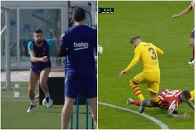 He is a spanish footballer, currently playing as a central defender for fc barcelona. 47zlswz66bnplm