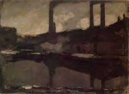 Piet Mondrian The Factory 1900 Piet Mondrian Mondrian Painting