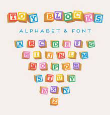 3d Alphabet Blocks Toy Baby Blocks Font In Bright Colors Spon Toy Blocks Alphabet Baby Colors Ad Alphabet Blocks Lettering Alphabet 3d Alphabet