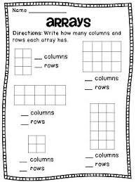 Arrays Arrays Arrays Third Grade Math Homeschool Math 3rd Grade Math
