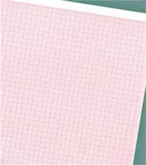 Ge Marquette Compatible Z Fold Red Grid Chart Paper