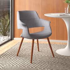 Colby Upholstered Dining Chair Reviews Allmodern In 2020 Solid Wood Dining Chairs Dining Chairs Upholstered Dining Chairs