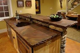 68 Idees Pour Un Comptoir De Cuisine En Bois Design Kitchen Design Countertops Diy Concrete Countertops Making Concrete Countertops