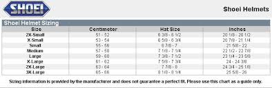 Shoei Helmet Sizing Guide Related Keywords Suggestions