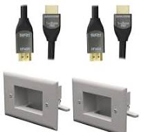 DataComm Electronics 1-Gang Midsize White Plastic Indoor ...