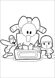 Discover a great variety of drawings to learn to color. Pocoyo Coloring Pages 25