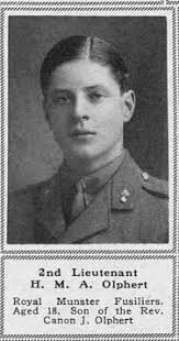 Second Lieutenant Hugh Montgomery Archdale Olphert (1898-1916)